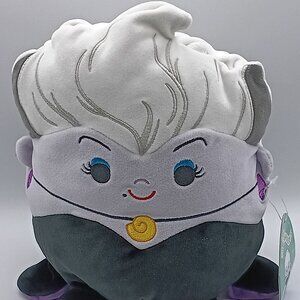 8" Disney Squishmallow URSULA Kellytoy Soft Stuffed Plush gift toy NEW